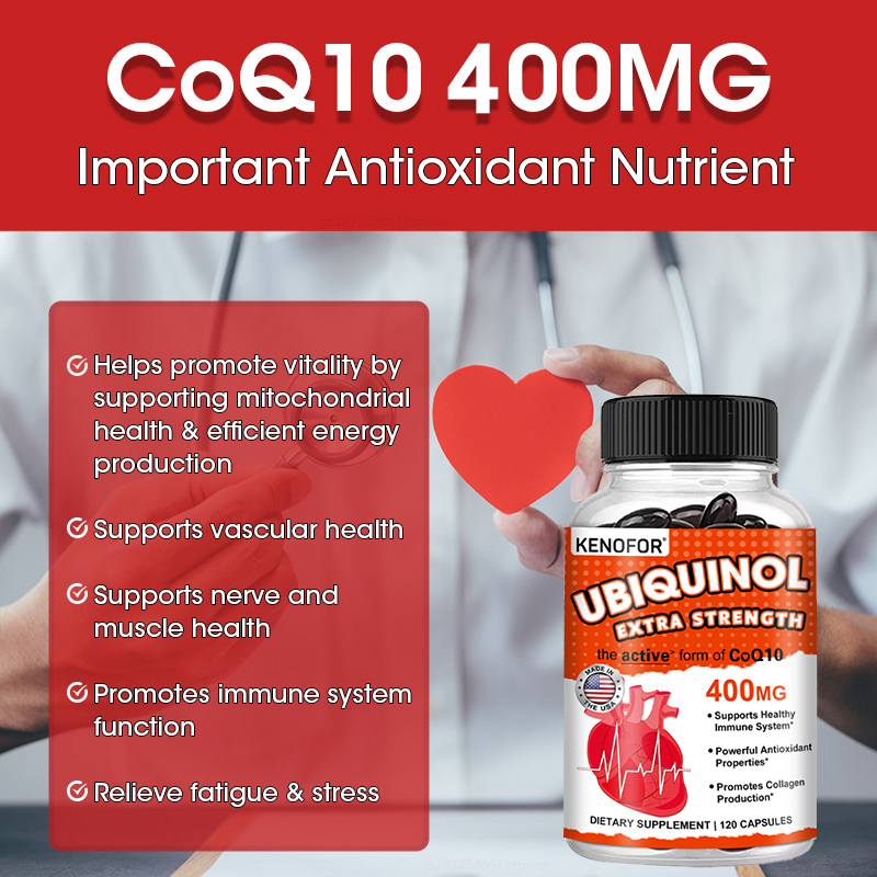 KENOFOR Ubiquinol CoQ10 400 mg - огляд і ціна Coq10 Ubiquinol Softgel