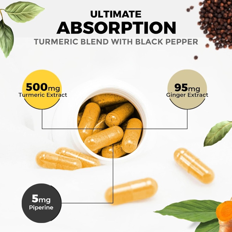 Turmeric, Piperine, Vitamin Zi - огляд і ціна Turmeric Curcumin Capsule